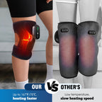 MOAJAZA Knee Massager w/ Heat & Vibration Heated Brace Arthritis Relief