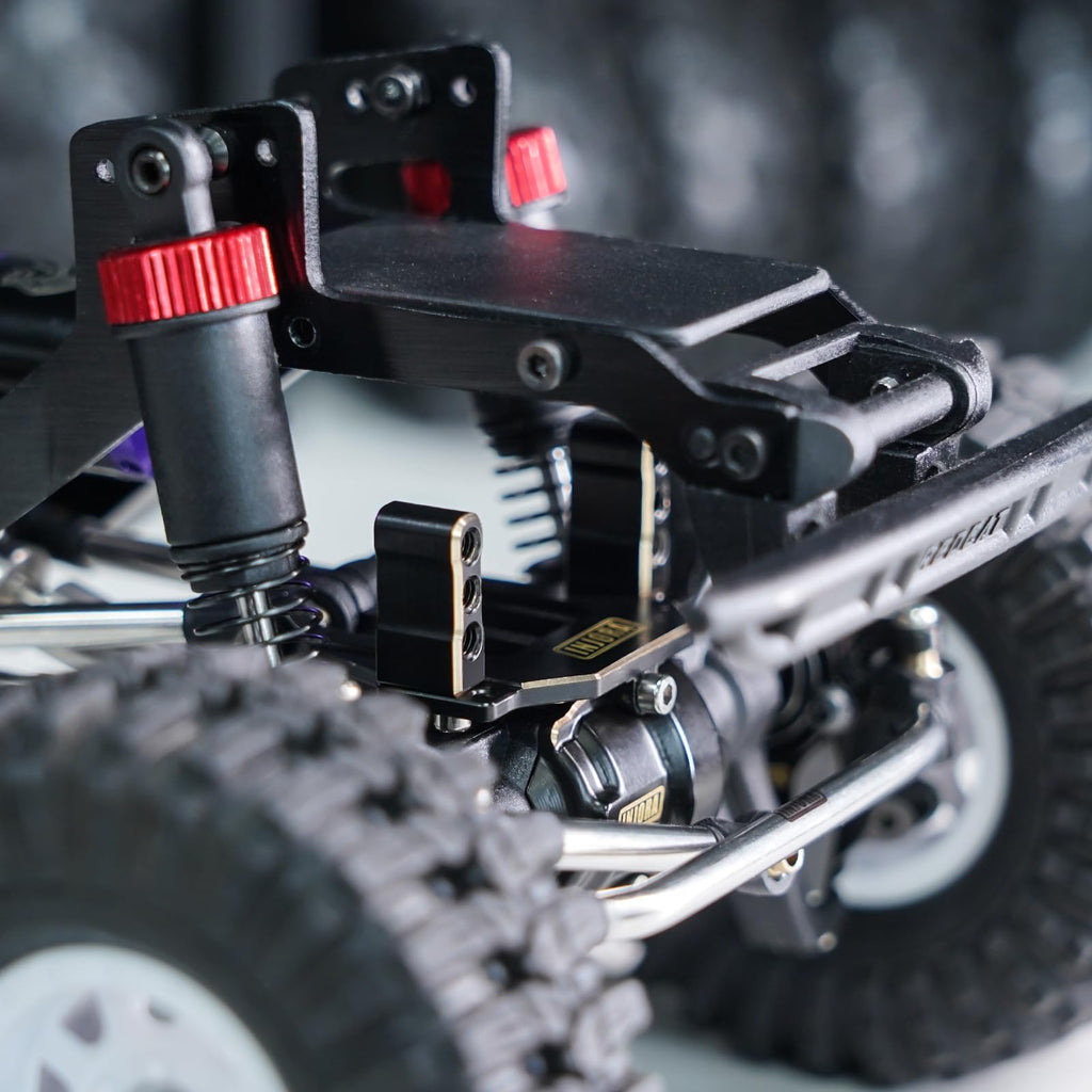 INJORA Brass Digital Servo Mount for 1/18 Redcat Ascent-18 Upgrade