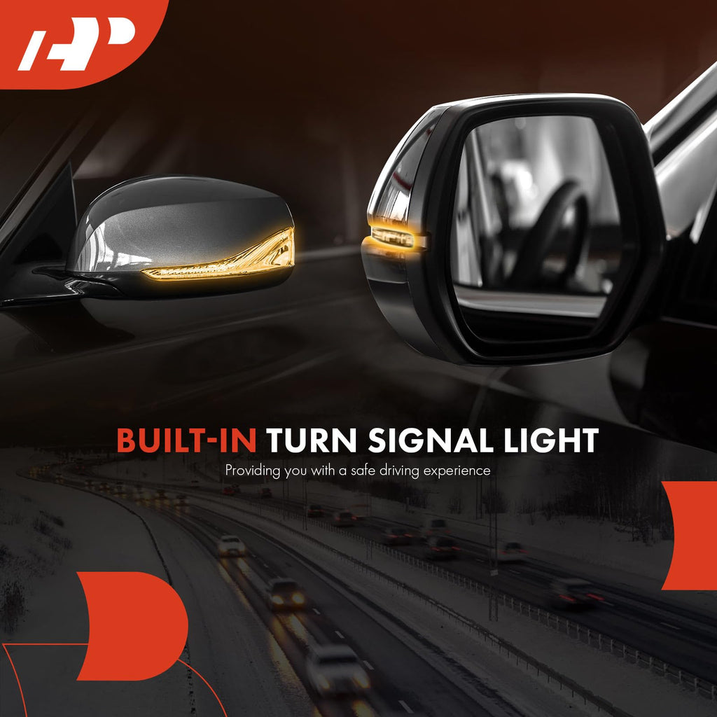 A-Premium Driver Side Power Door Mirror - Compatible with Hyundai Tucson/Santa