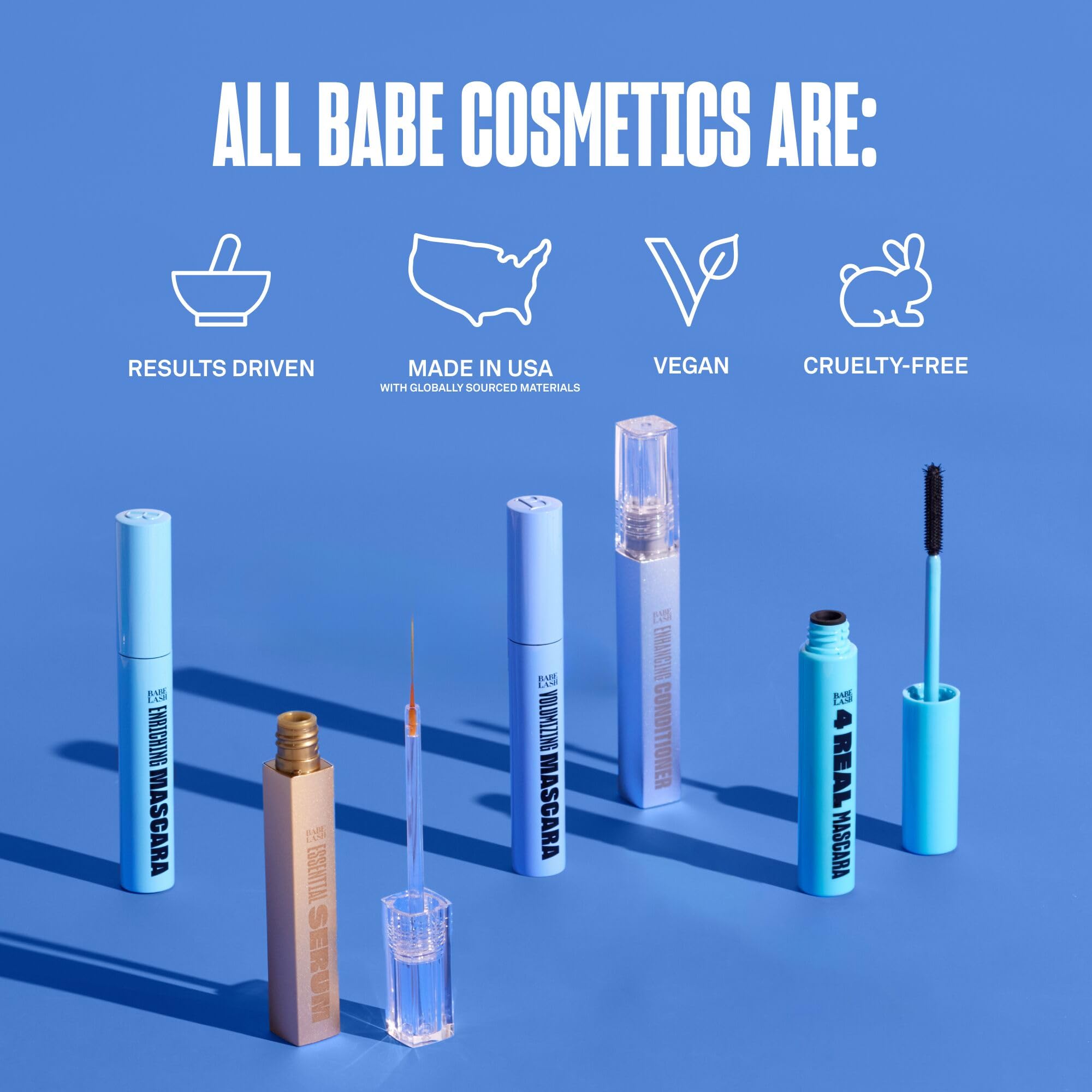 Babe Original Babe Lash Serum - Fuller & Longer Looking Eyelashes, Clear
