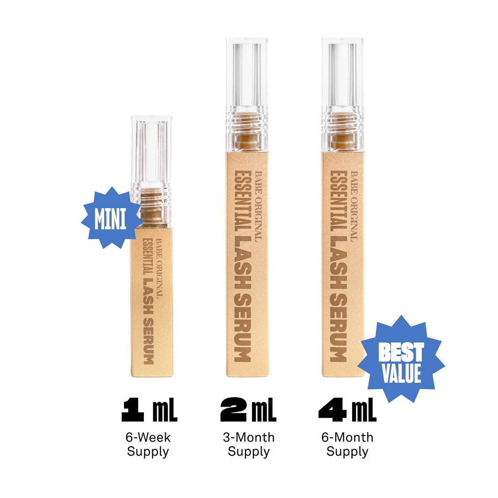 Babe Original Babe Lash Serum - Fuller & Longer Looking Eyelashes, Clear