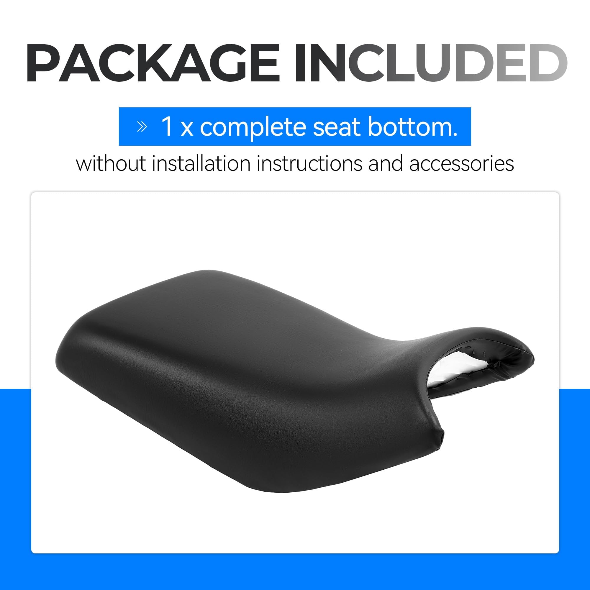 ALMULOO Seat Bottom Compatible with 1997-2004 Honda TRX250 Recon Complete Seat