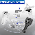 3PCS Engine Motor Mount Set 9957 9958 9963 - Vibration Reduction Support