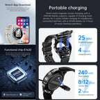 X10 Smart Watch with Earbuds for iPhone Android Smartphones 1.39 Inch Round
