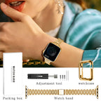 QUNDAXI Slim Watch Band Compatible with Apple Watch 41mm 45mm 42mm 44mm 40mm