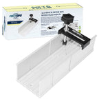 FIRSTINFO H5441 Aluminum Miter Box 9.8" Mitre Box 3 Angle Hand Saw Guide