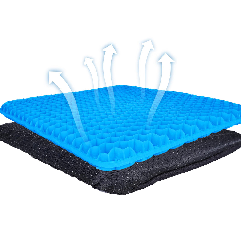Yimiyaa Gel Seat Cushion, Double Thick Egg Gel Cushion for Pressure Pain Relief,