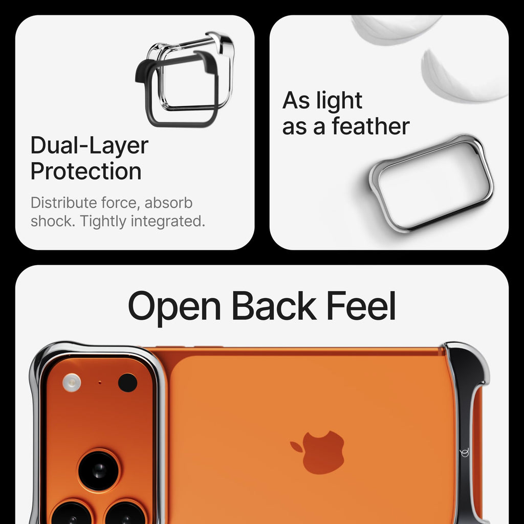 Arc Pulse Compatible with iPhone 17 Pro Max Phone Case (2025), Minimalist