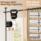 Bonpally Room Divider Curtain Rod, No Drilling Room Separator for Space