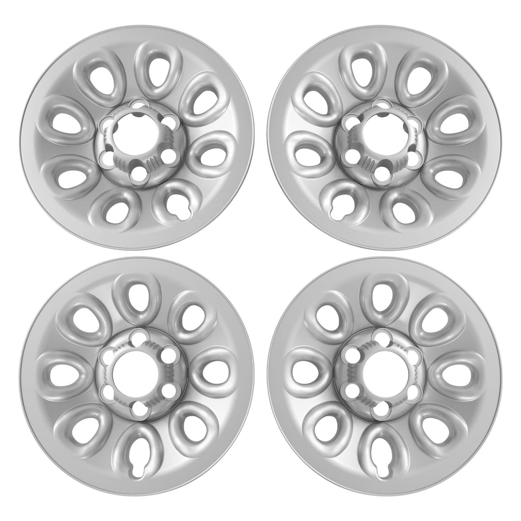 NTINGDE 4 Pcs Hub Caps 17" Hubcaps Wheel Covers Compatible with Chevrolet/GMC