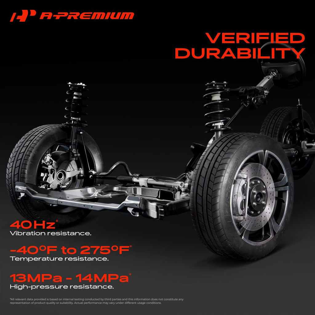A-Premium Rear Left and Right Side Disc Brake Caliper with Bracket