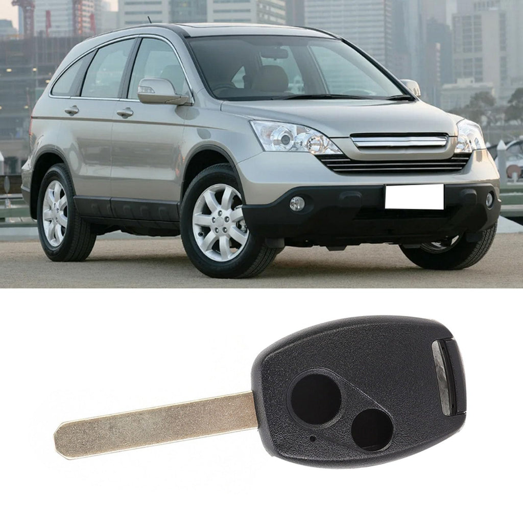 Rcniso Durable 2 Hole Buttons Car Key Shell Replacement for Car Keychain, Easy