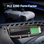 fanxiang S770 4TB NVMe M.2 SSD for PS5 - with Heatsink and DRAM, Up to 7300MB/s,