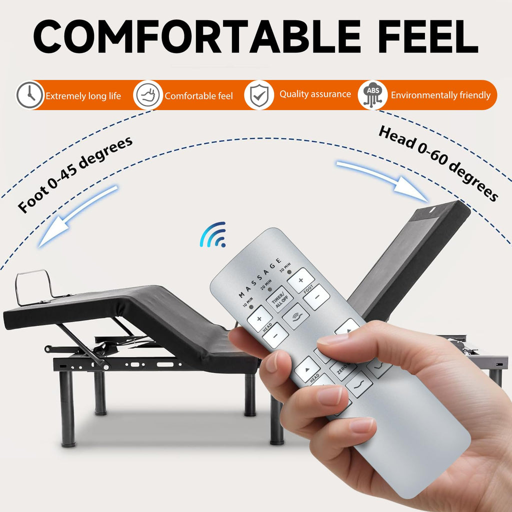 ZWP RF258C Replacement Remote Control Compatible for Ergomotion V400 V330 E6+
