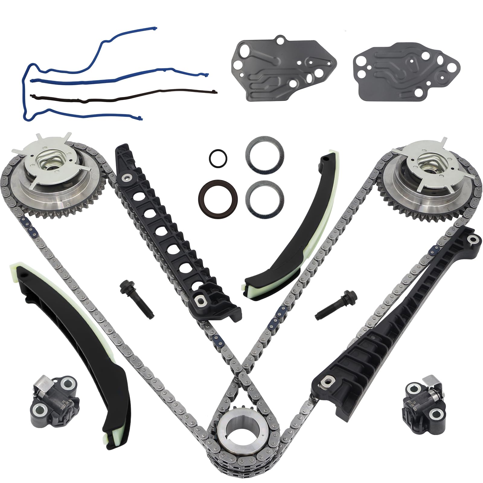 5.4 timing chain kit W/cam phaser Timing Chain Tensioner Sprocket for 2005 f150