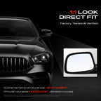 A-Premium Pair (2) Driver and Passenger Side Manual Door Mirror