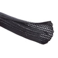 Alex Tech 10ft Cord Protector Wire Loom Tubing 1 Inch Cable Sleeve Split Black
