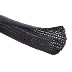 Alex Tech 10ft Cord Protector Wire Loom Tubing 1 Inch Cable Sleeve Split Black