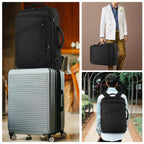 MATEIN 40L Carry On Travel Backpack Expandable Weekender Bag Black