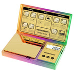 WEIGHTMAN Shiny Digital Gram Scale 200g x 0.01, Chrome Rainbow Mini Scale for