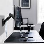 AVLT Single Monitor Wall Mount Arm 17–34 inch  Full Motion VESA Tilt Swivel