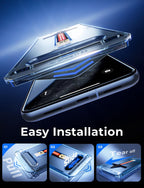 MAGIC JOHN 2 Pack Tempered Glass Screen Protector for iPhone 11 Pro/X/XS, Auto