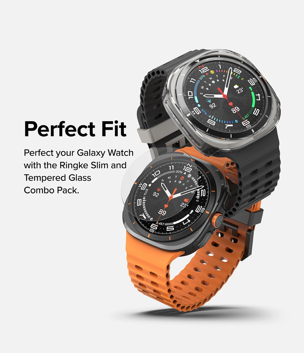 Ringke Slim & Glass [Anti-Yellowing Case + Screen Protector] Compatible with