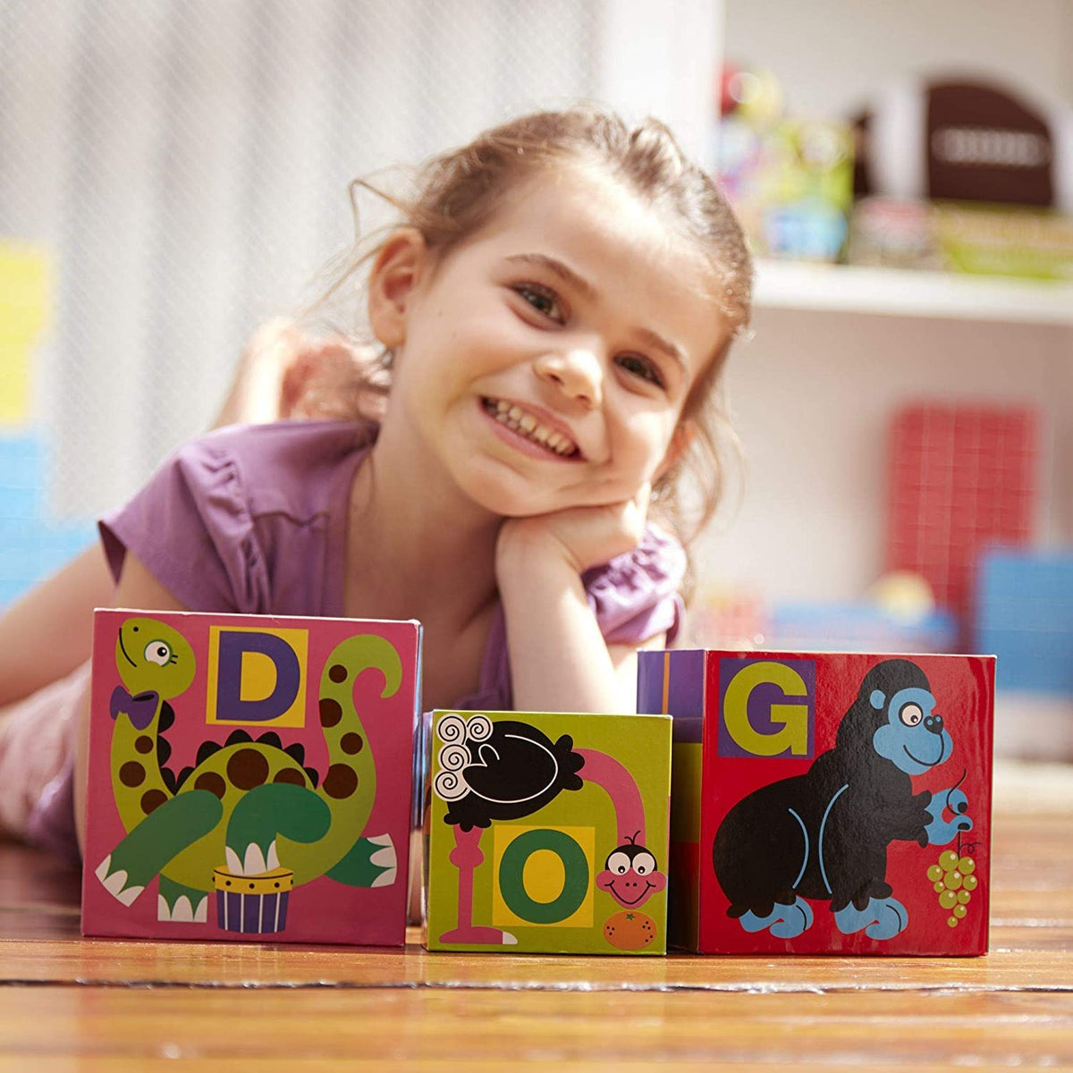 Melissa & Doug Alphabet Nesting and Stacking Blocks - as seen in Baby Einstein