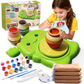 Skirfy Mini Pottery Wheel Kit for Beginners Kids,Electric Ceramic Wheel with