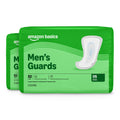 104 Count Amazon Basics Men's Incontinence Guards, Maximum Absorbency, 2 Packs