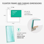 Pixy Canvas Floater Frame 11x17 for 3/4 (0.75) inch Deep Canvas Paintings/Canvas