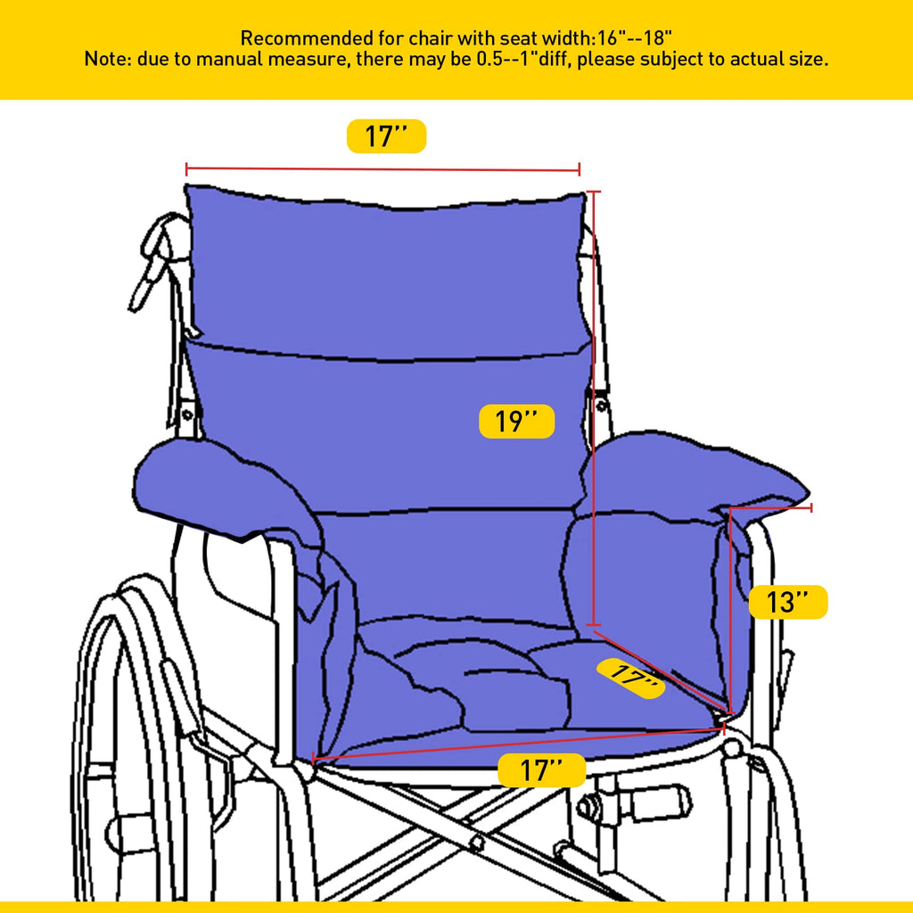 Trendcode Wheelchair Cushions Pressure Pain Relief Accessories with Armrest