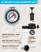 DAYUAN 3L Hand Brake Fluid Bleeder Bleeding One Man Tool Kit