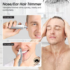 Ear and Nose Hair Trimmer Clipper - 2026 Professional Painless Eyebrow & Facial