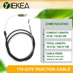 Yiekea 119-2379 Traction Control Cable for Toro 22 inch Recycler 20330 20331