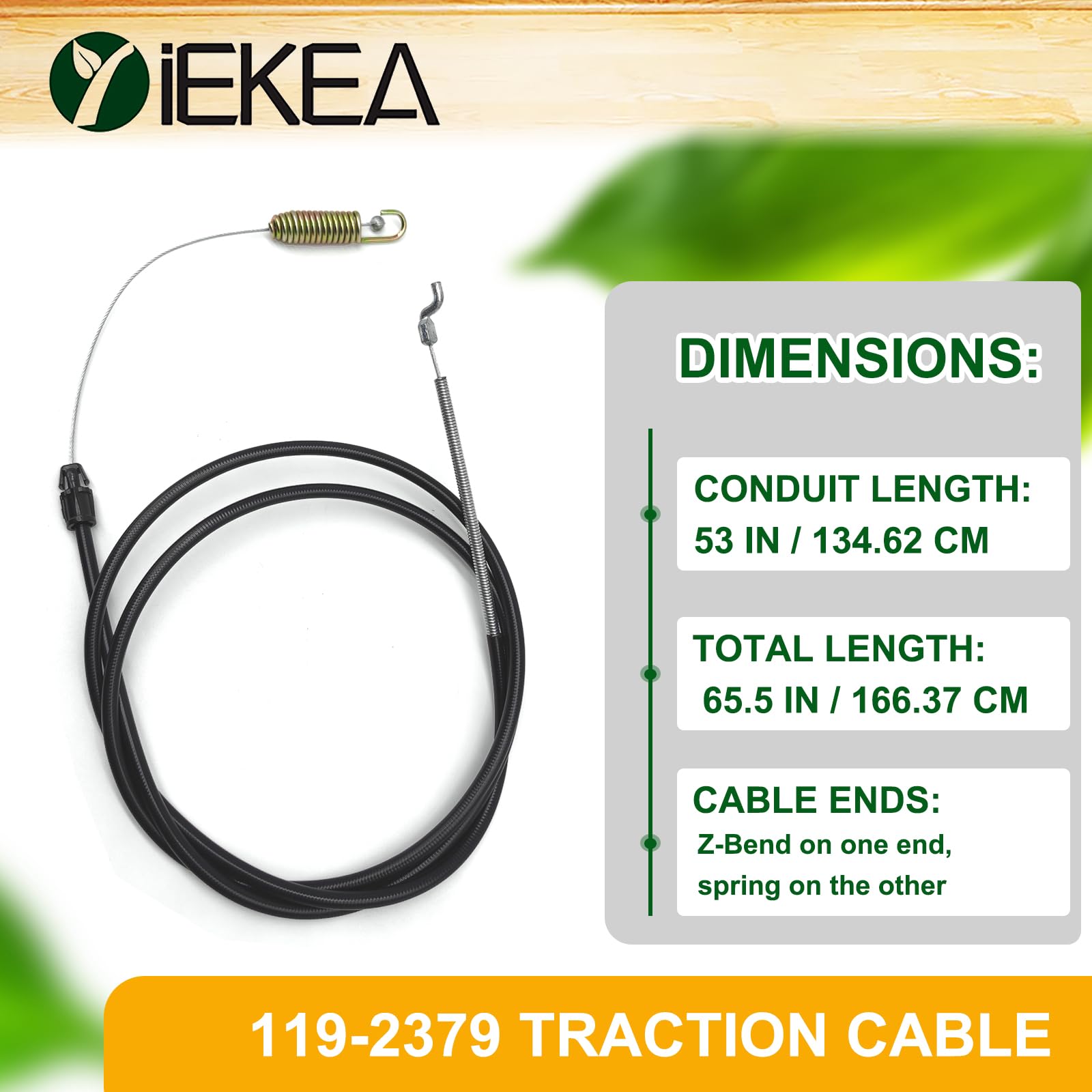 Yiekea 119-2379 Traction Control Cable for Toro 22 inch Recycler 20330 20331