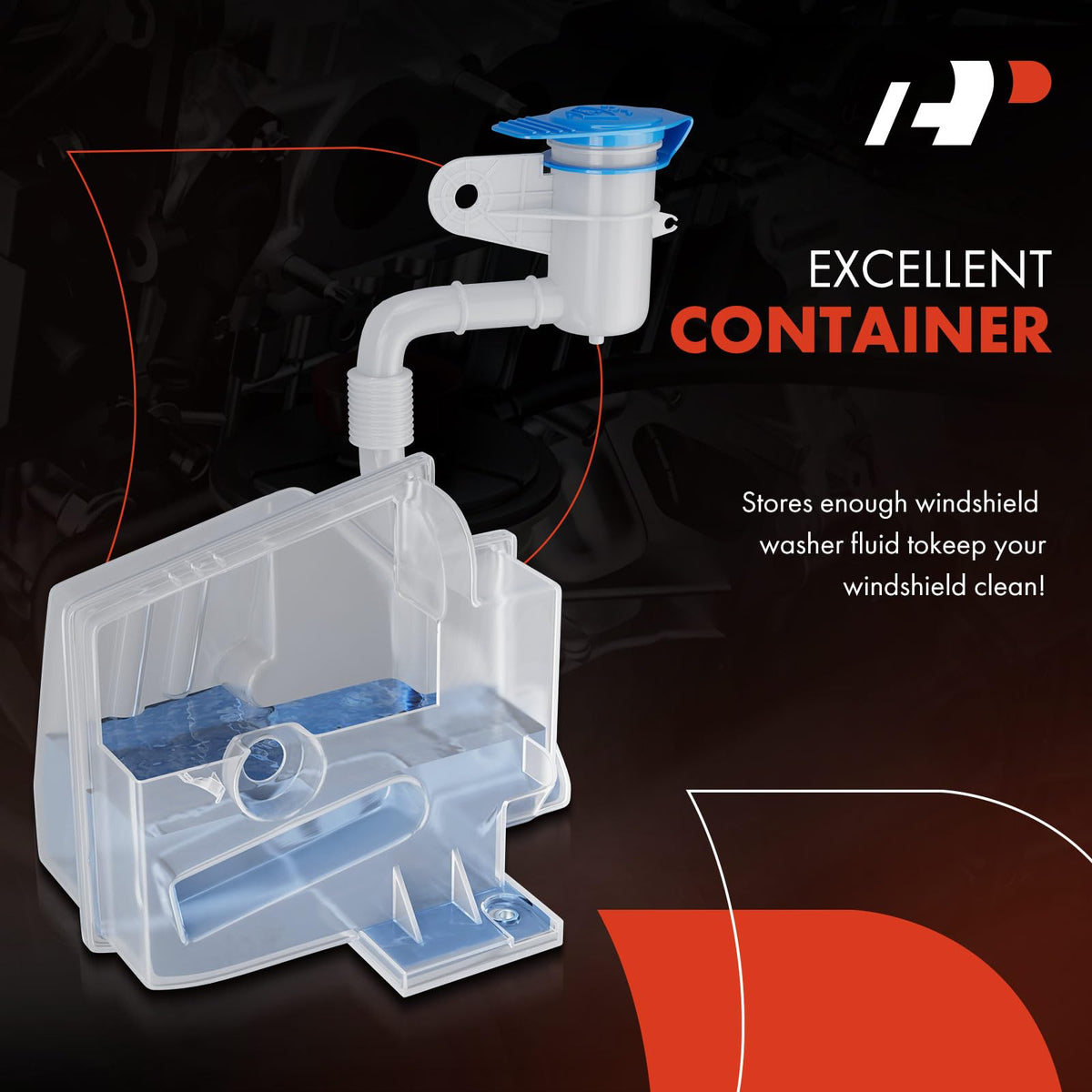 A-Premium Windshield Washer Reservoir Tank Toyota Camry 1997-2001 TO1288138