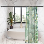 SUNALLY Shower Curtain Rod, Adjustable 32-89 Inch Spring Tension Shower Rods
