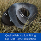 BCOZZY Neck Pillow Support Brace Pain Relief Adjustable Washable Large Gray