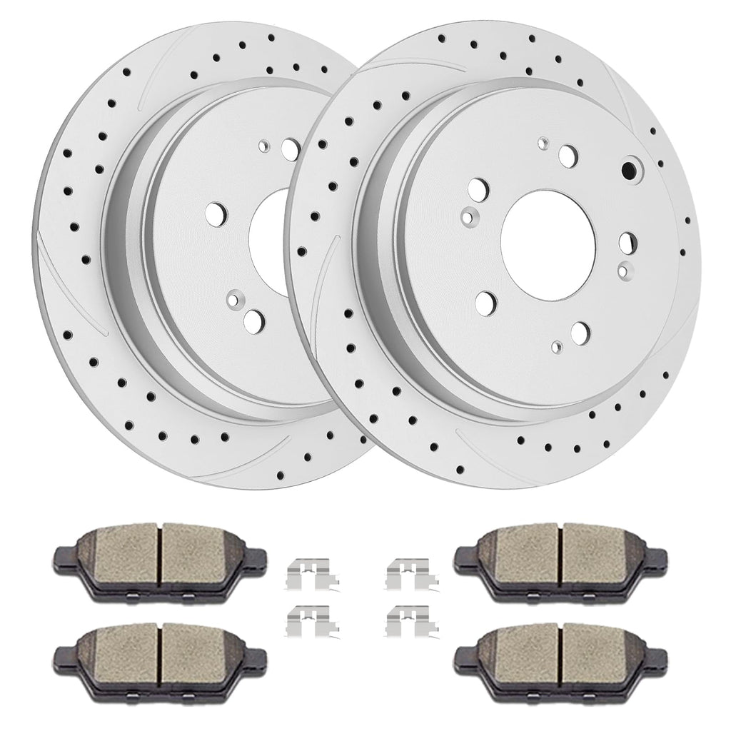 Acinoparts Rear Brake Kit Replacement for Honda Odyssey 2005 2006 2007 2008 2009