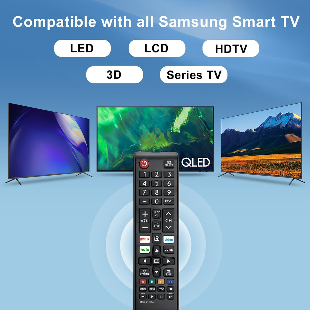 2 Pack Universal Remote for Samsung Smart TV Replacement LED LCD HDTV 3D
