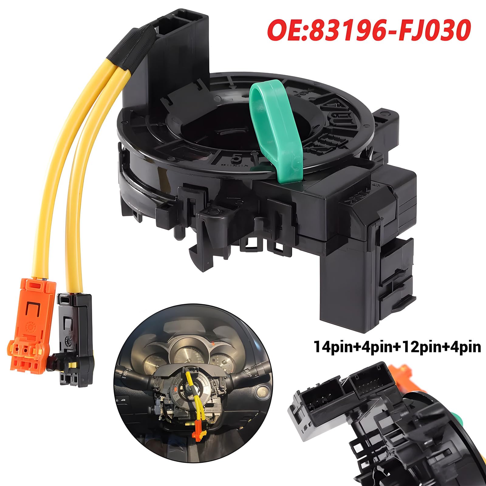 Replacement 83196-FJ010 Clock Suspension Springs Part for Subaru