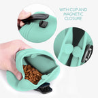 Set of 2 Navaris Silicone Dog Treat Pouch Training Pet Puppy Bag Pocket Snack