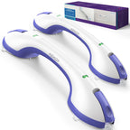KEKOY 17.5 Inch Suction Grab Bars for Bathtubs & Showers with Indicator 2 Pack-