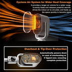 Greheywos 1500W Smart Space Heater with Thermostat, 120° Oscillation & Tilt