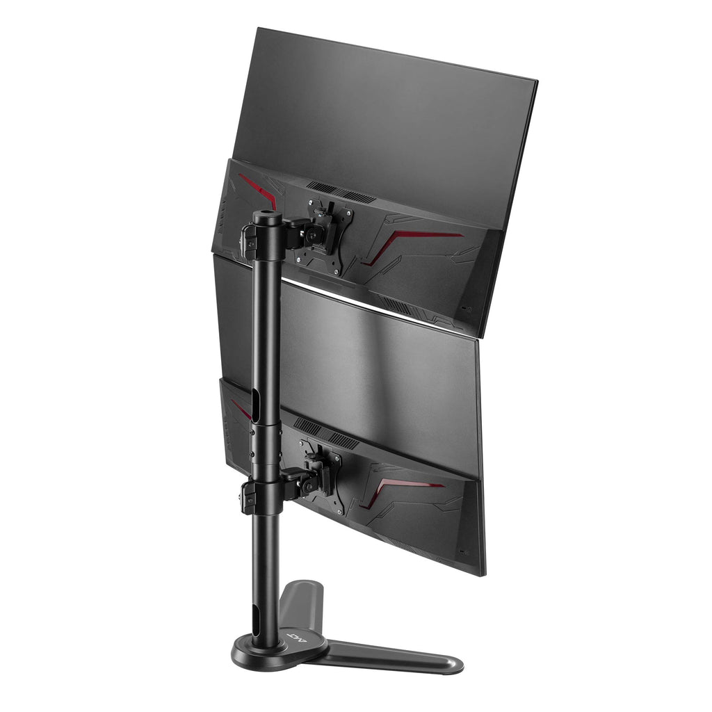 AVLT 34" Vertical Ultrawide Monitor Mount Stand Two Stacked 26.5 lbs Screens on