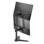 AVLT 34" Vertical Ultrawide Monitor Mount Stand Two Stacked 26.5 lbs Screens on