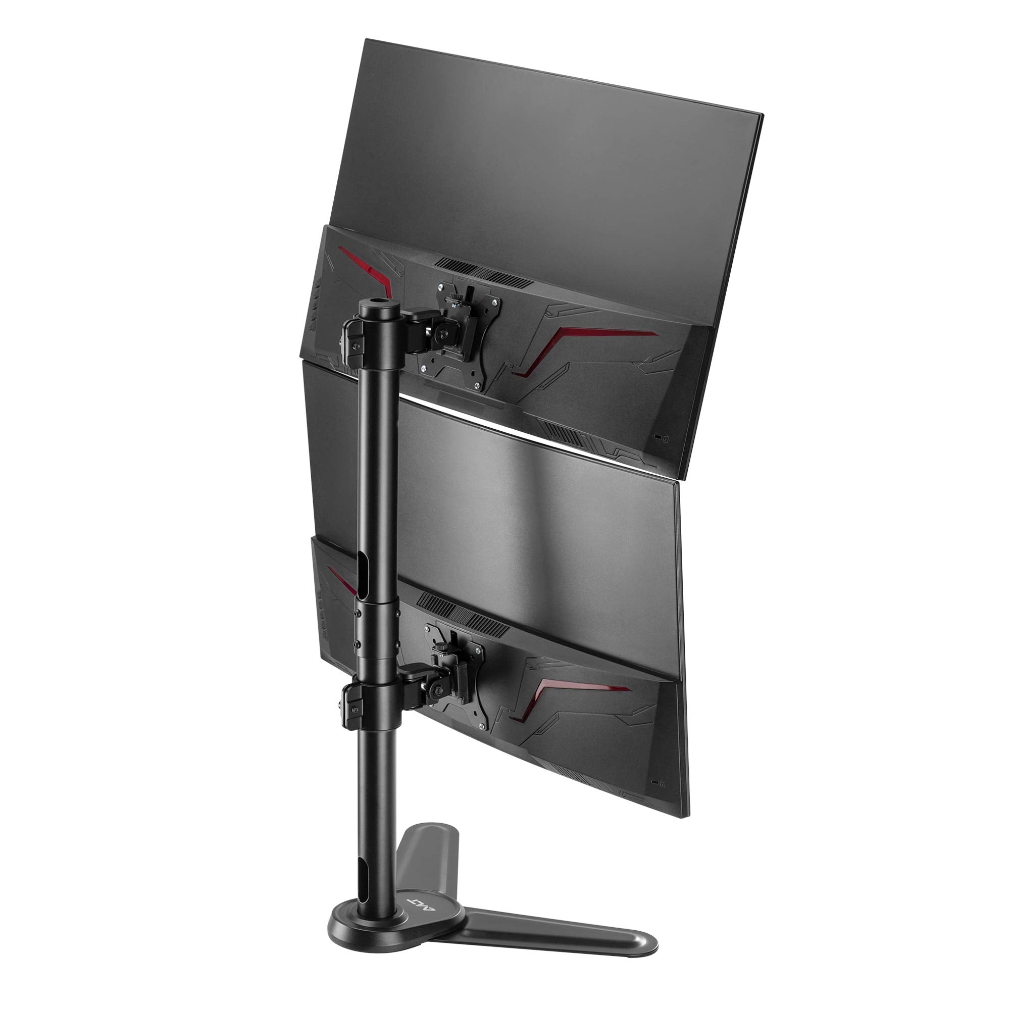 AVLT 34" Vertical Ultrawide Monitor Mount Stand Two Stacked 26.5 lbs Screens on