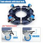 W B D WEIBIDA 2 Pack Plant Roller with Wheels Heavy Duty 440 Pounds,