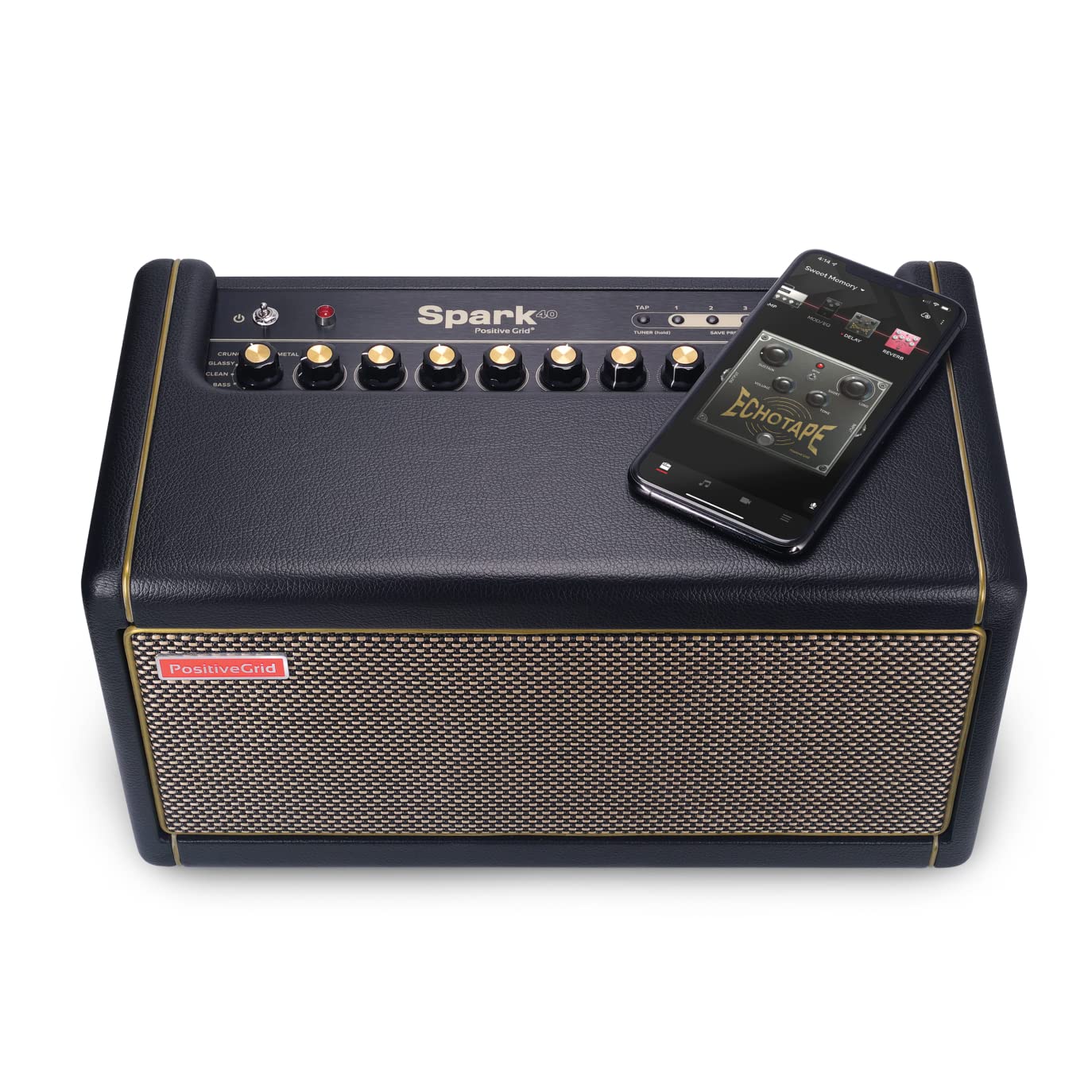 Positive Grid Spark 40-Watt Combo Practice Guitar Amplifier Electric Bass and